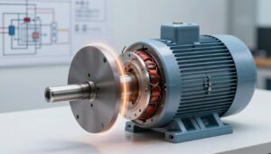 Como funciona un motor electrico